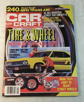 Car Craft Performance Magazine Vol 33 No 5 May 1985 Chevette Wheels Tire Radials