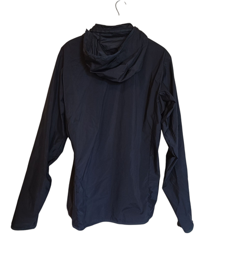 Mission Workshop Jacket Mens Size Large Black Nylon Wind Rain Hooded Zip Pocket - Picture 2 of 9