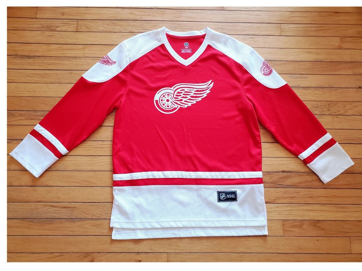 Detroit Red Wings Official NHL Classic Red & White Team Logo