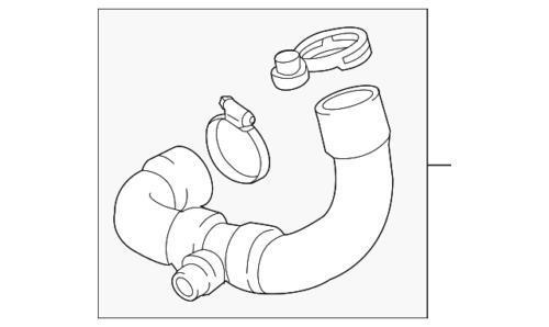 Manguera de refrigerante para BMW (N/P 17-12-7-639-213)