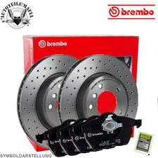 BREMBO Bremsensatz Sport Beläge + Petec Paste vorne für CITROËN