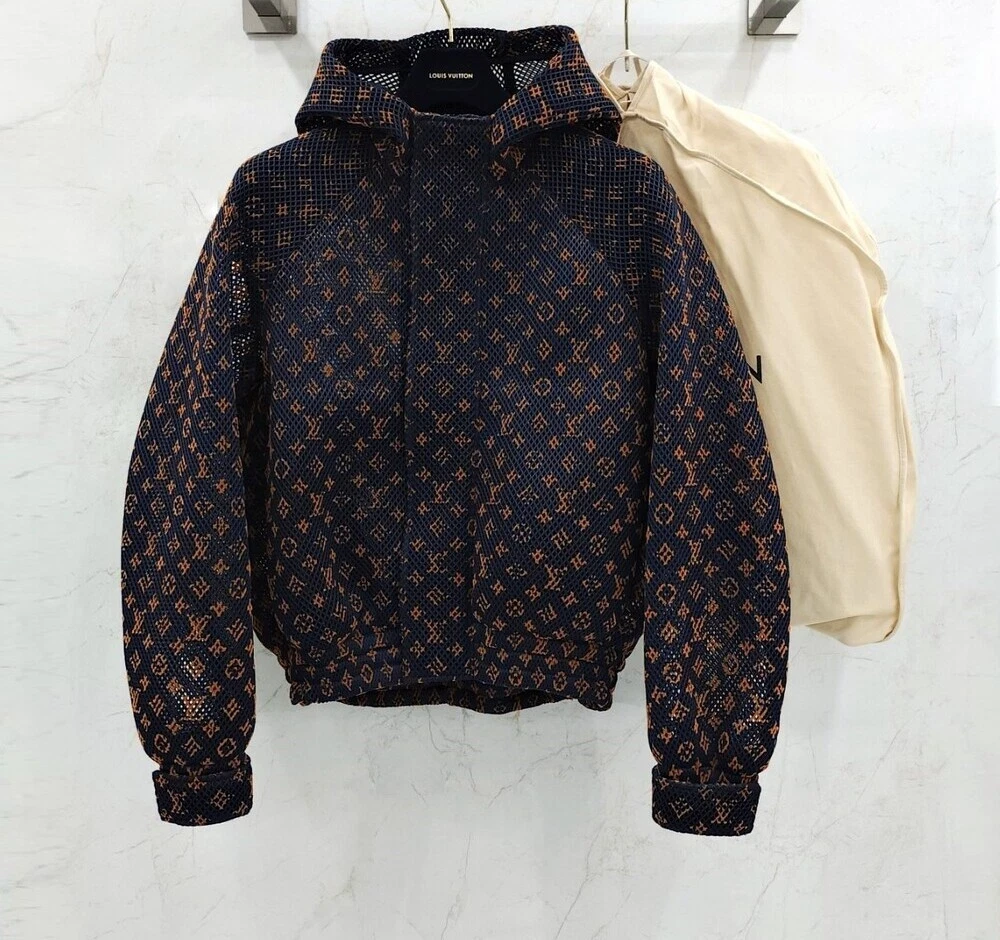 LOUIS VUITTON（LV） Louis Vuitton Giacca Bomber a Rete Monogramma Sfumato 138828215