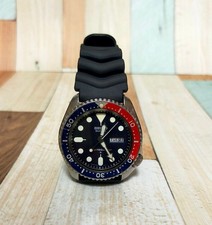 Seiko Diver'S 7548-700B Analog Quartz Men Diver Watch Pepsi Bezel Vintage 567140