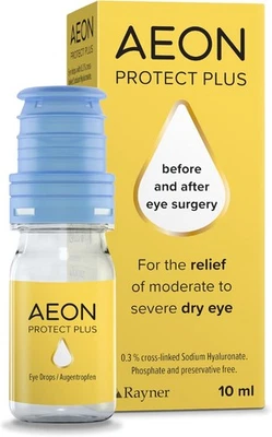 Rayner AEON Protect Plus Eye Drops Moderate Severe Dry Eye Care 10ml