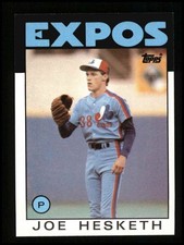 1986 Topps #472 Joe Hesketh Expos 8 - NM/MT