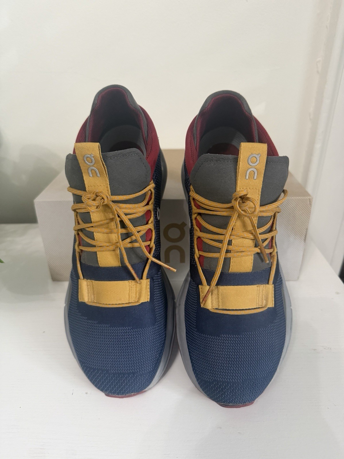Worn 3-5 times. RARE On Cloud Cloudnova Denim Ruby mens casual all-day shoes image 6