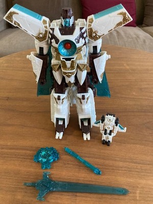 Hasbro Transformers Cybertron Voyager Vector Prime Safeguard Complete
