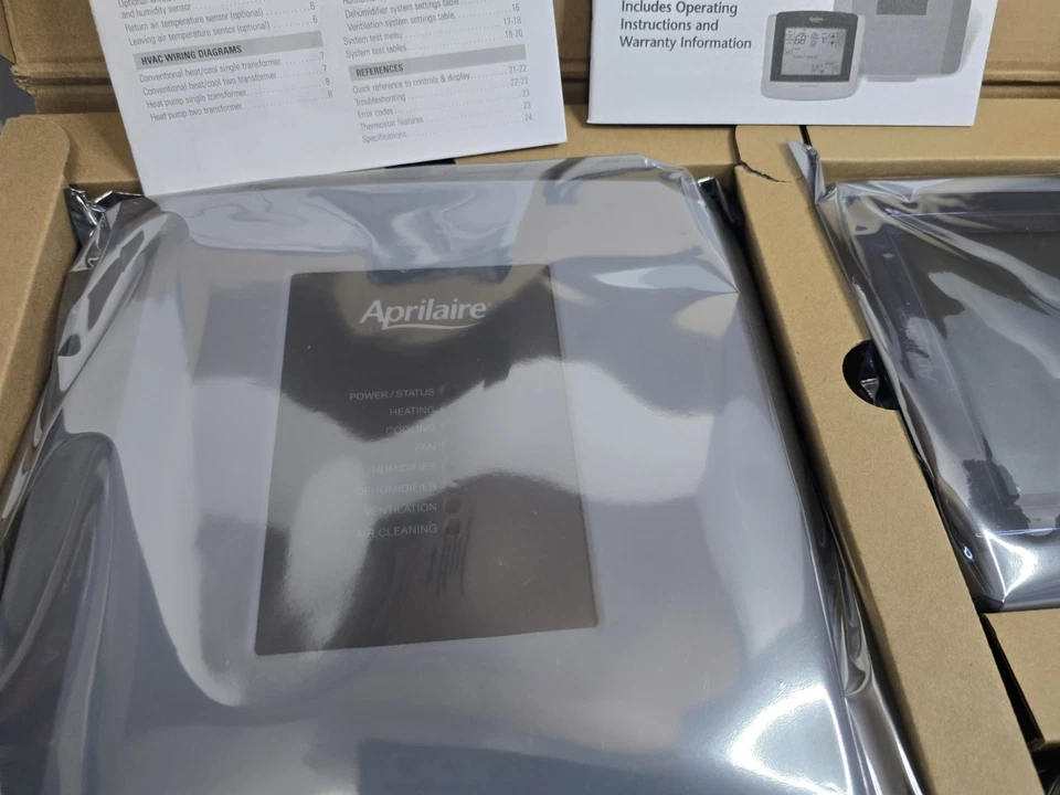 Aprilaire Universal Touch Screen WiFi IAQ Thermostat - 8910W Home Control - Image 4 of 4