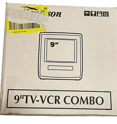 VINTAGE EMERSON 9' TV/VCR Unopened 2-Head Model REWC0902 MPN REWC0902