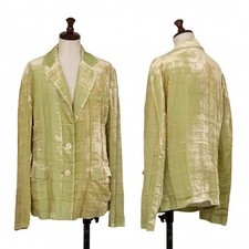 ISSEY MIYAKE Wrinkle Pleats Velor Jacket Size 3 K-123444 