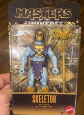 Masters of the Universe Origins  Skeletor special edition Gold  Alcala Face MOTU