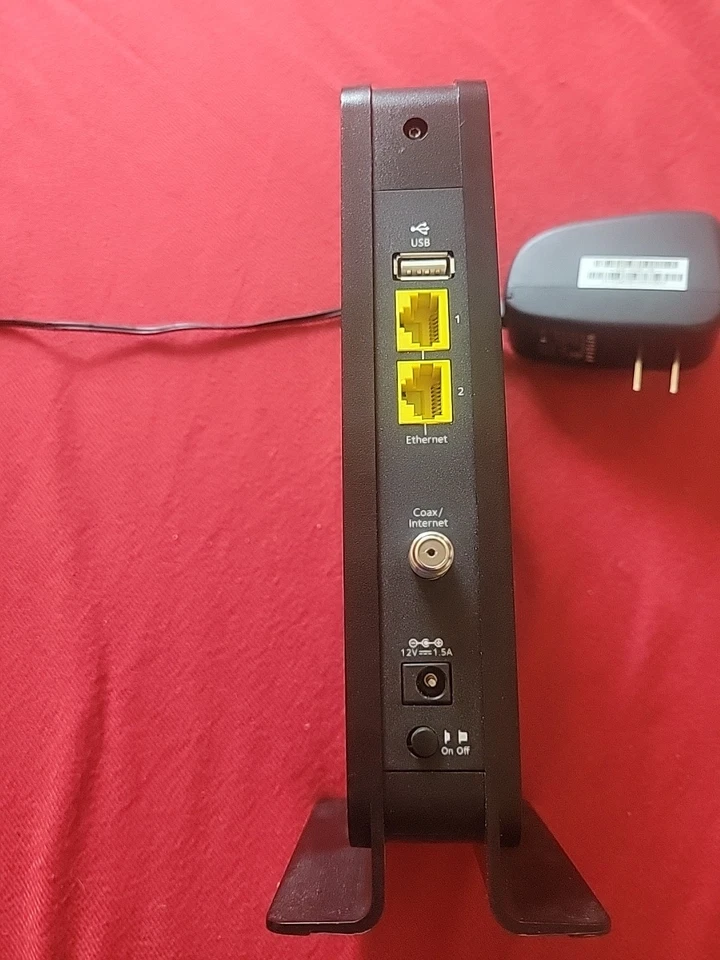 Netgear C3000 N300 WiFi Cable Modem Router DOCSIS 3.0 Works With Xfinity Comcast - Image 3 of 4