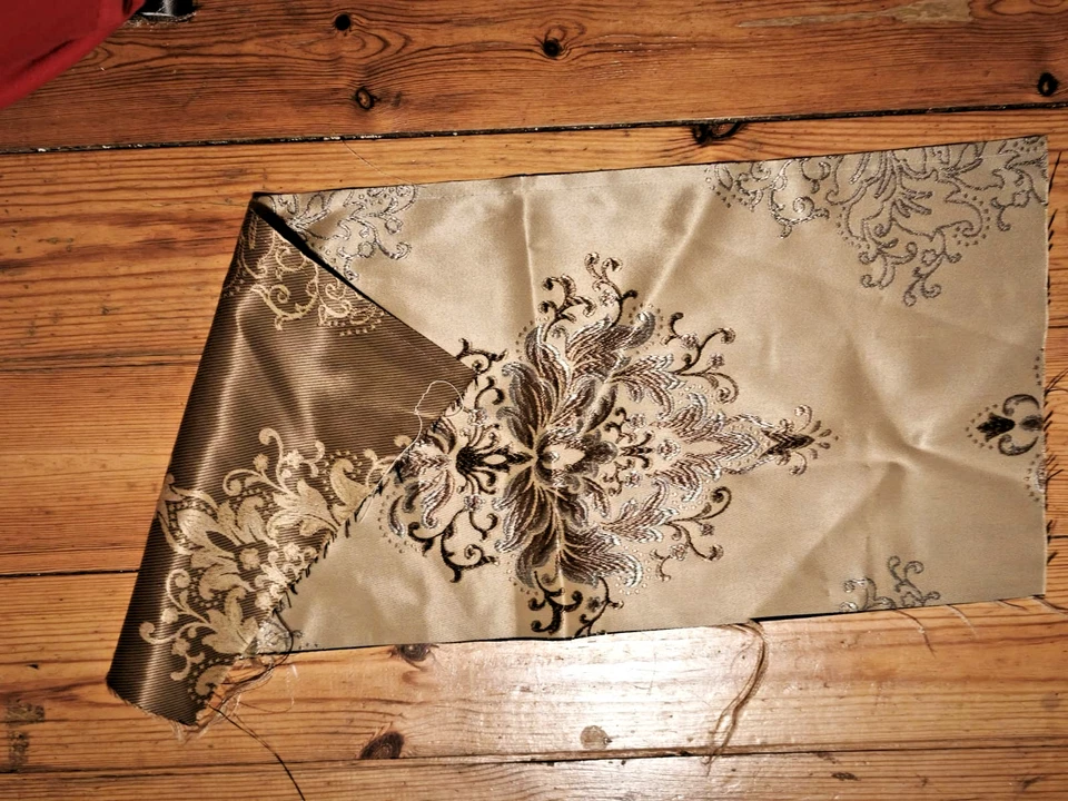 25 teile Stoffreste Jacquard Stoffpaket Brokat 6 versch. Stoffmuster/-farbe - Bild 4 von 4