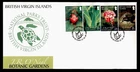 DR WHO 2009 BRITISH VIRGIN ISLANDS FDC BOTANIC GARDEN FLOWER/TURTLE COMBO R65661