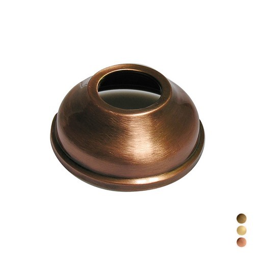 ROSONE IN OTTONE PER WC DIAM 76 MM Foro 30 mm Bronzato Accessori Bagno