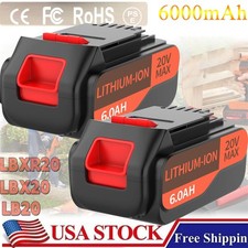 2PACK 20V Replacement for Black Decker MAX Lithium LBXR20 LB20 LBX20 Battery