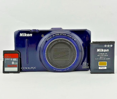 Nikon COOLPIX Style COOLPIX S9300 NOBLE… Nikon COOLPIX S9300 Noble Black 16.0MP 18x Optical Zoom GPS SD