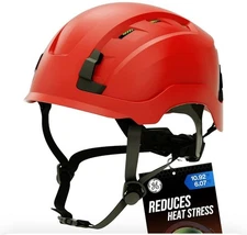 GE Safety Helmet, Impact Absorbing Tech, Adjustable Ratchet, ANSI Type 1, Memory