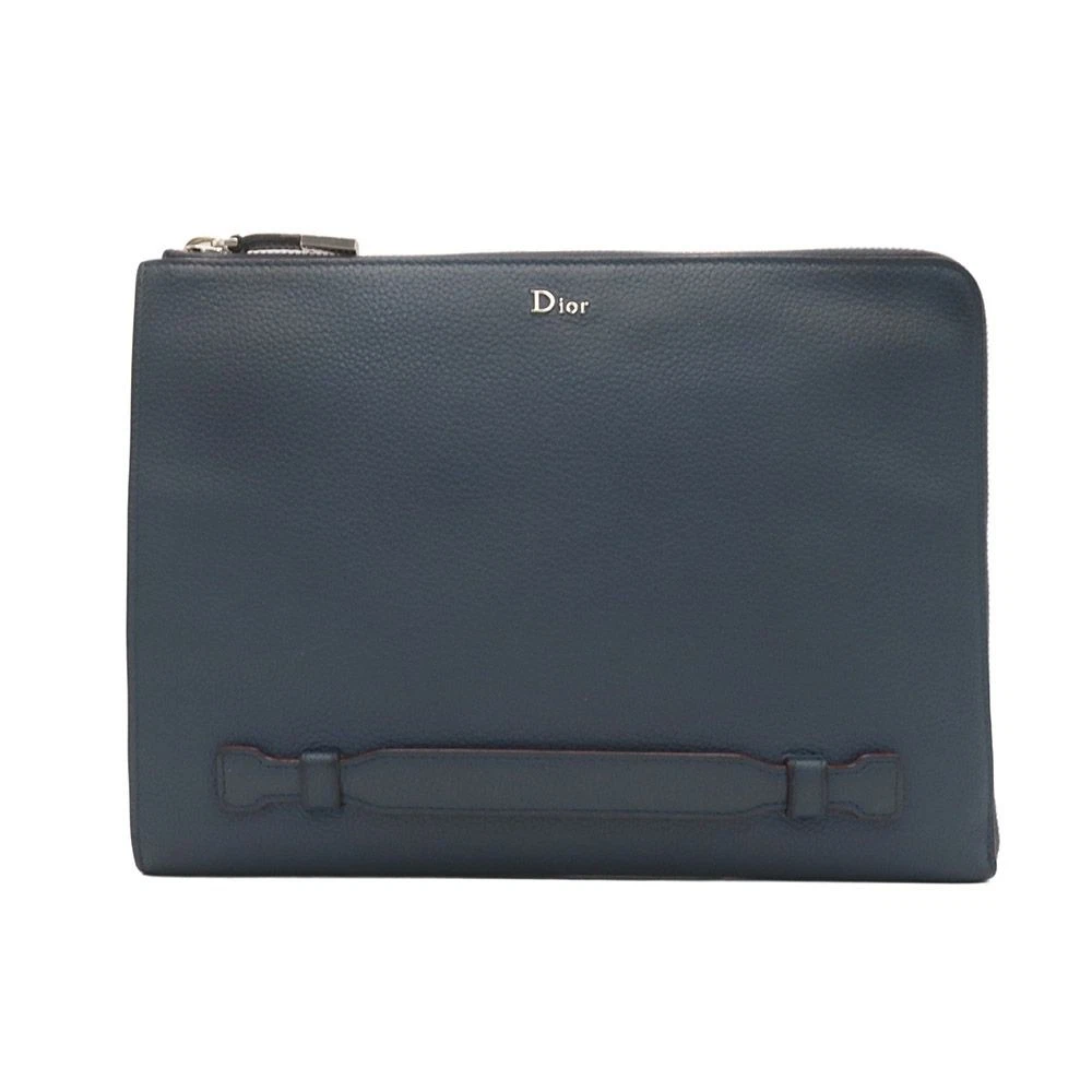 Pochette pochette plate Dior cuir grainé marine iPad Air 2DSCA067YHW 133652896