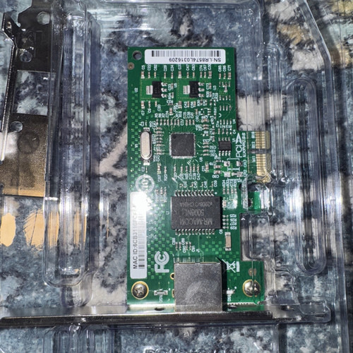 For Intel EXPI9301CT, EXPI9301CTBLK NIC with Intel 82574L 1G RJ45 Port, PCIe x1 - Picture 2 of 3