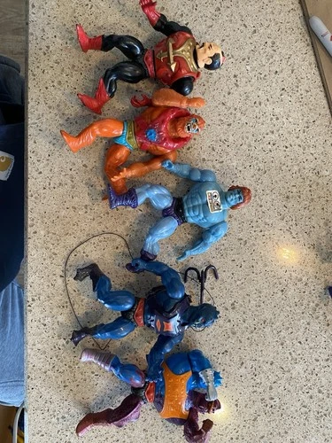 Vintage MOTU He-Man figure lot MASTERS OF THE UNIVERSE Mattel 1980s L4
