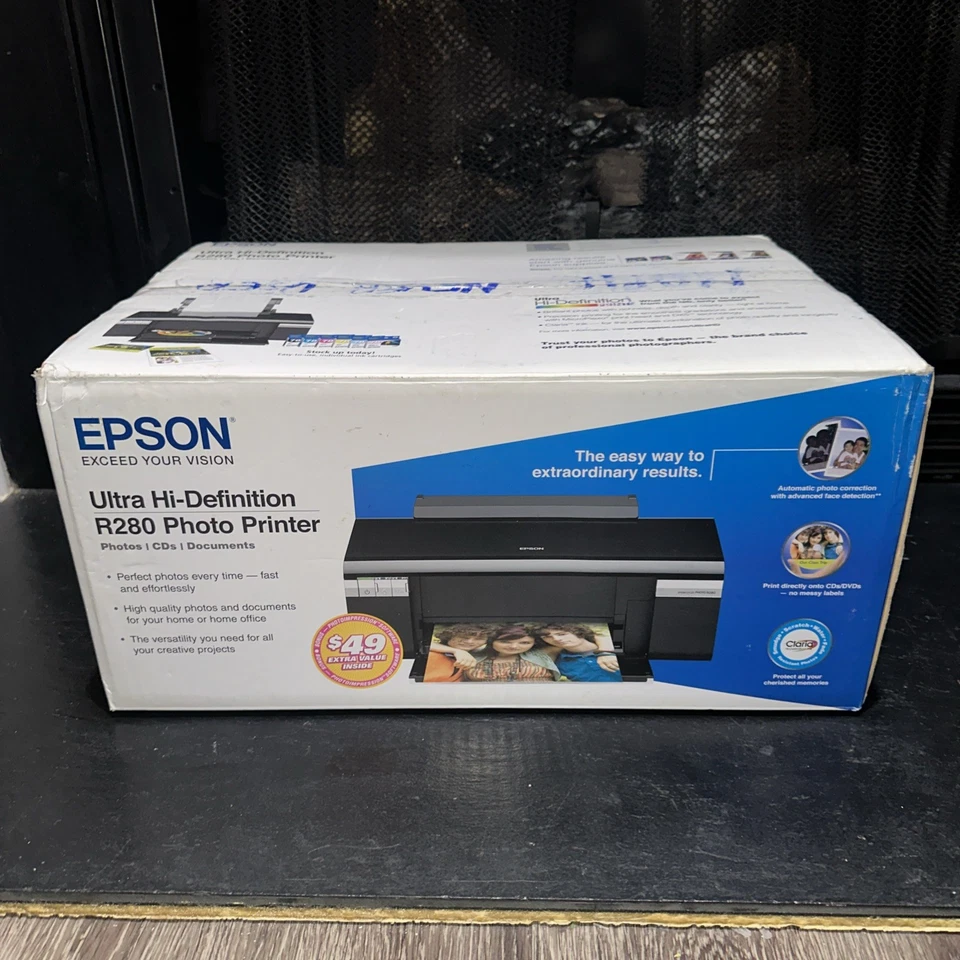 Epson Ultra Hi Definition R280 Photo Color Inkjet Printer NEW SEALED - Image 2 of 2