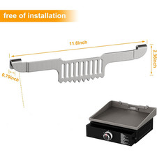 Barbecue Grease Trap High-grade Stainless Steel Even Heat Distribution