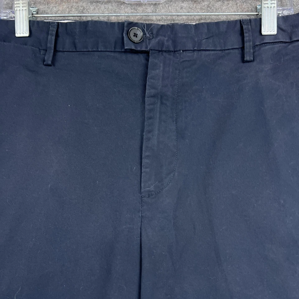 Calvin Klein Shorts Mens 38 Navy Blue Chino Classic Summer Casual Stretch Cotton - Image 2 of 4