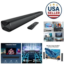 Dynamic 80W Soundbar with Multi-Device Compatibility & Easy Setup for Home Use