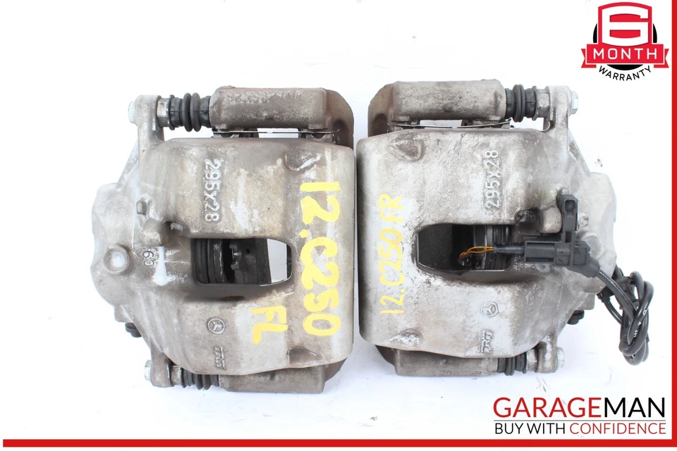 08-15 Juego de pinzas de freno delanteras izquierda y derecha Mercedes W204 C250 OEM Foto 3 de 4