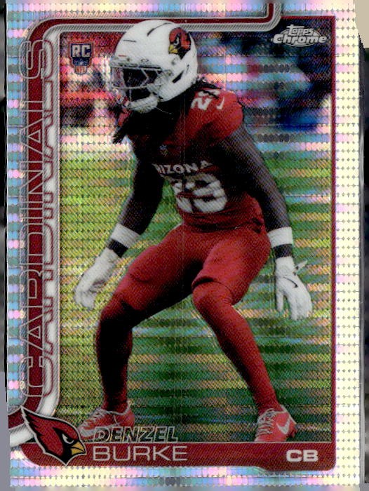2025 Topps Chrome #368 Denzel Burke Pulsar Refractor