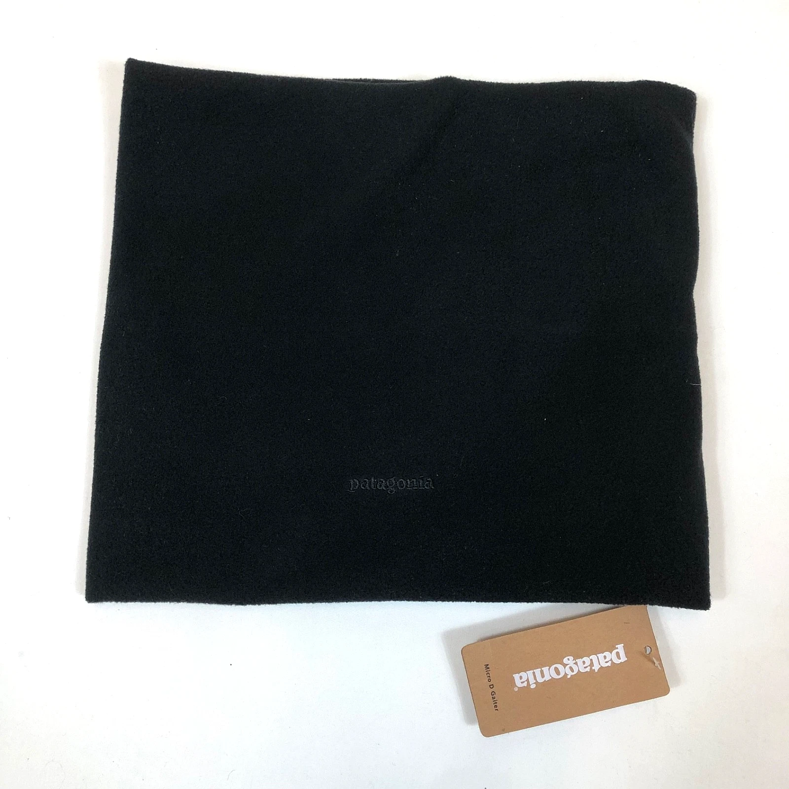 Brand New Patagonia Micro D Gaiter Fleece Black 28891 One Size with Tag