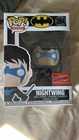Funko Pop! DC Heroes Batman #364 Nightwing NYCC 2020 Exclusive Con Sticker