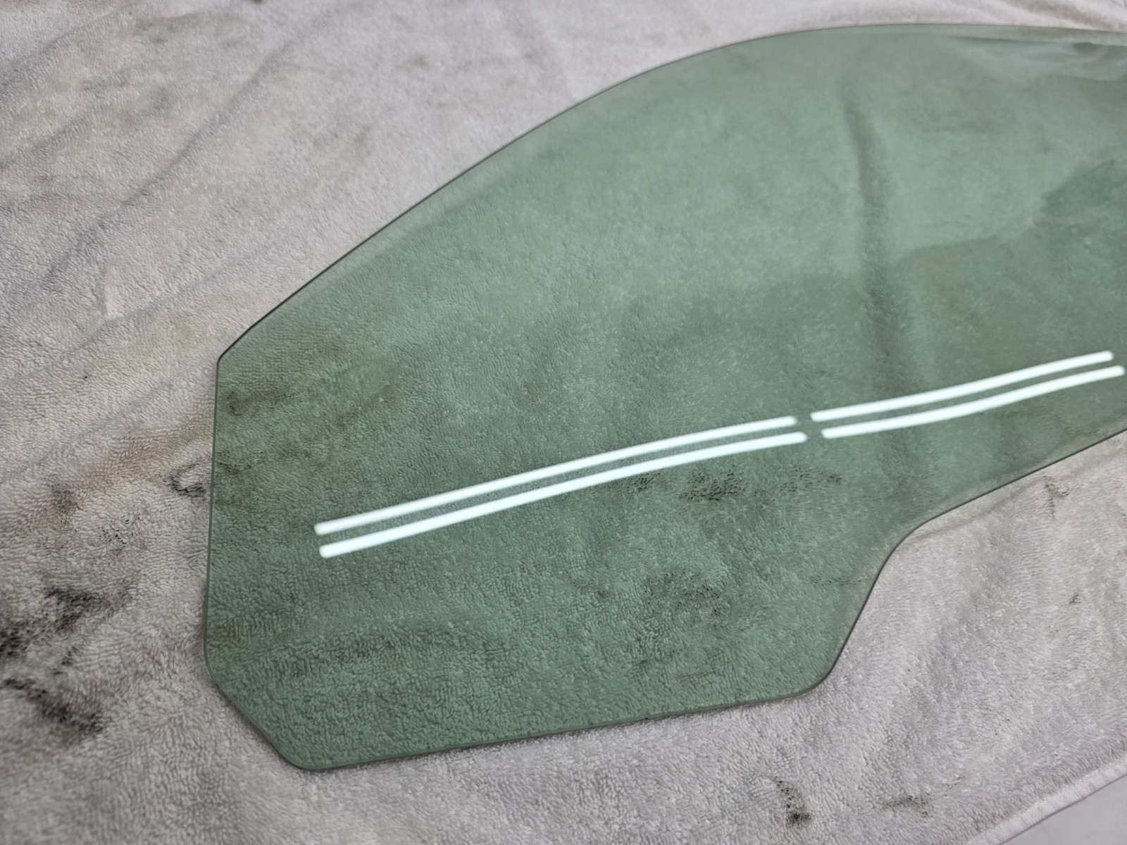 FERRARI 458 488 F8 COUPE DRIVER LEFT SIDE DOOR WINDOW GLASS OEM 81487300