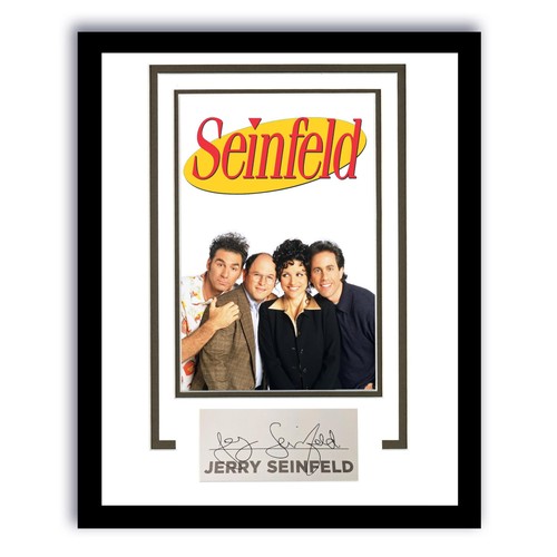 Jerry Seinfeld Autographed Signed 11x14 Framed Photo Comedy Sitcom ACOA