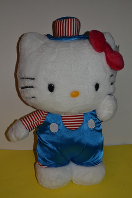 Hello Kitty Red, White, Blue 20 Inch Plush Greeter NEW