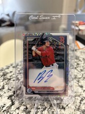 2024 Bowman Chrome Brooks Brannon Prospect Auto Speckle Refractor #88/299