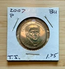 2007-P Presidential Dollar Thomas Jefferson — photo from another recent sale