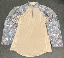 ROMANIAN ARMY MARINES M2017 CAMOUFLAGE UBACS COMBAT SHIRT. LARGE-LONG. 48 I.