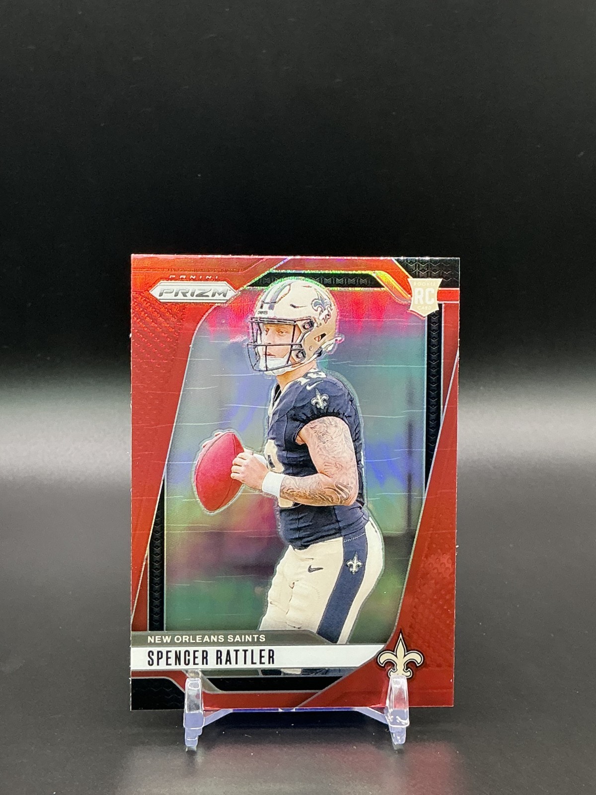 2024 Panini Prizm - Rookies Spencer Rattler #388 Red Prizm SSP (RC)