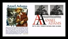 US COVER ANSEL ADAMS PHOTOGRAPHER IMPERFORATE FDC COMBO PANDA CACHET
