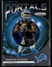 2023 Panini Prizm #PO-2 Hendon Hooker Portals Lions Football Card 2601A