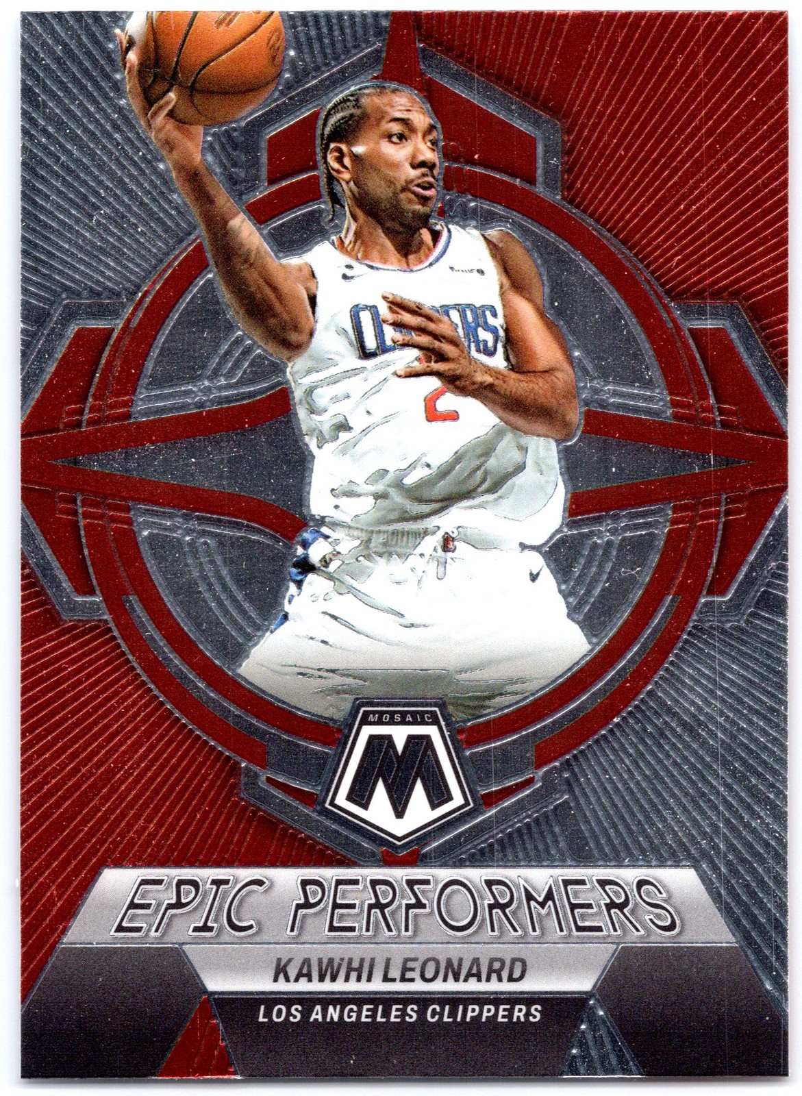 2022-23 Panini Mosaic #18 Kawhi Leonard Epic Performers