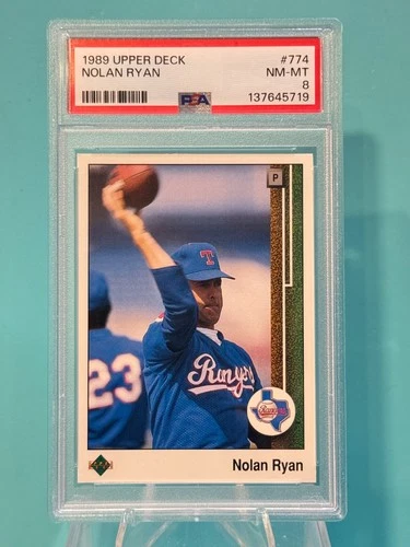 1989 Upper Deck - Nolan Ryan #774 - PSA 8