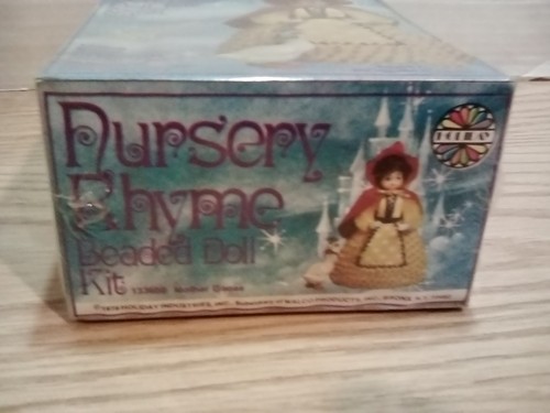 Nursery Rhyme #13360B Mother Goose 1978 Beaded Doll Kit New - Picture 3 of 3