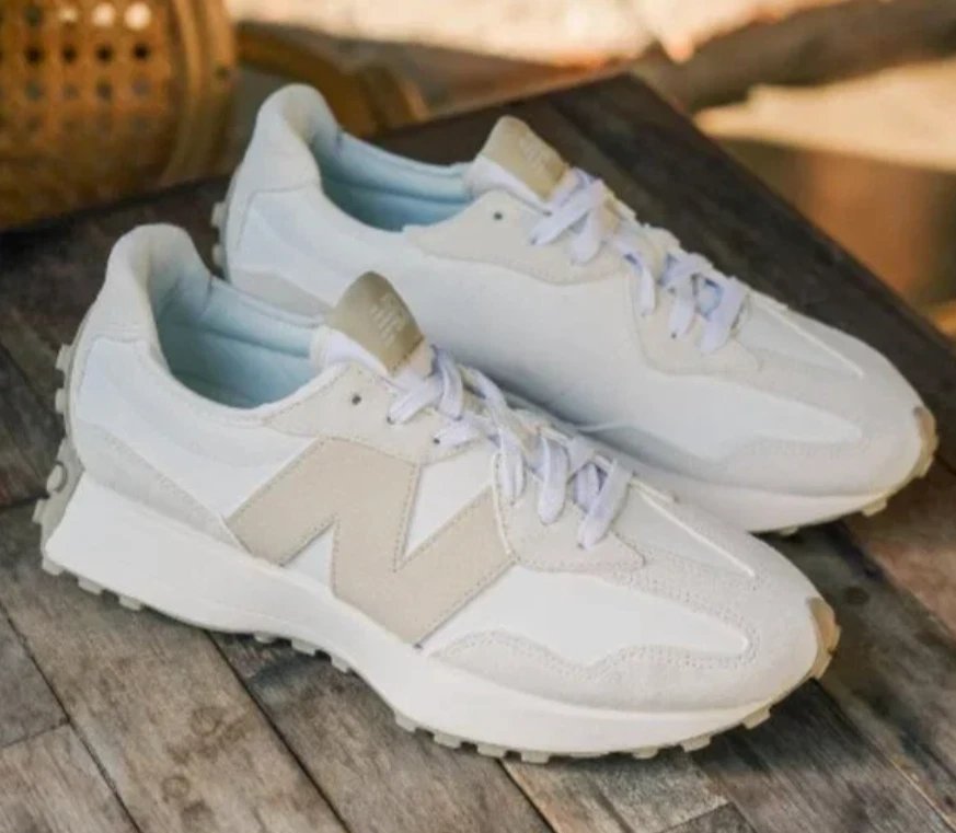 New Balance 327 scarpa sneakers donna casual ecopelle mare sabbia sale 7 9 5