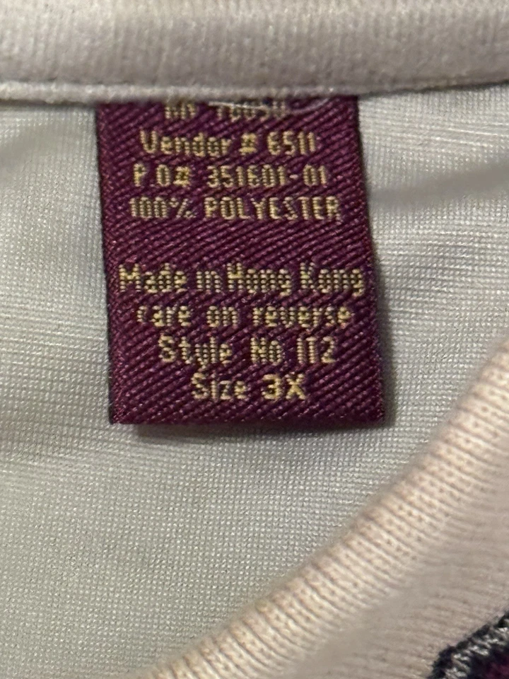 Camisa Polo Lion’s Den Haband 3X Beige Manga Larga De Colección Años 90 Hecha en Hong Kong Foto 4 de 4