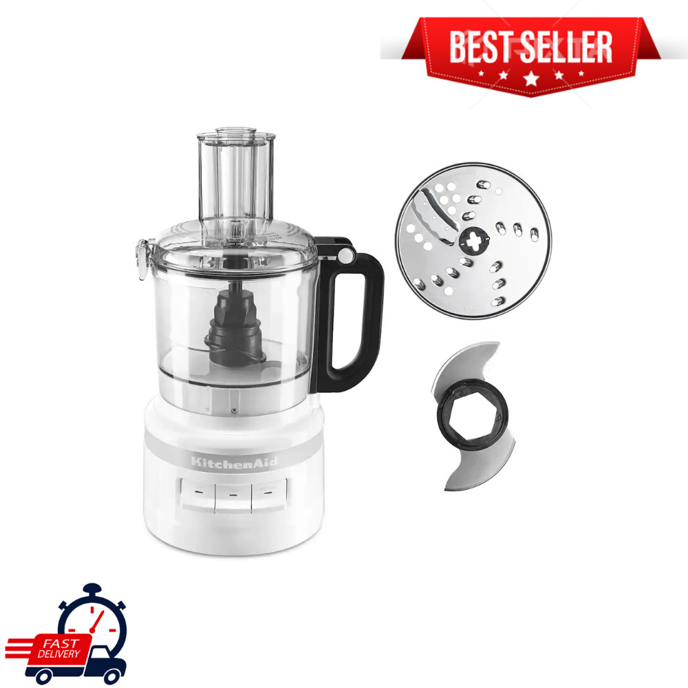KitchenAid Easy Store 7-Cup Food Processor White Home Kitche