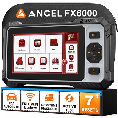 ANCEL FX6000 Profi KFZ Diagnosegerät Auto OBD2 Scanner ALLE SYSTEM CAN FD