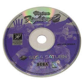 Virtua Fighter 2 (Sega Saturn, 1996) Not For Resale Game and Sleeve - Tested